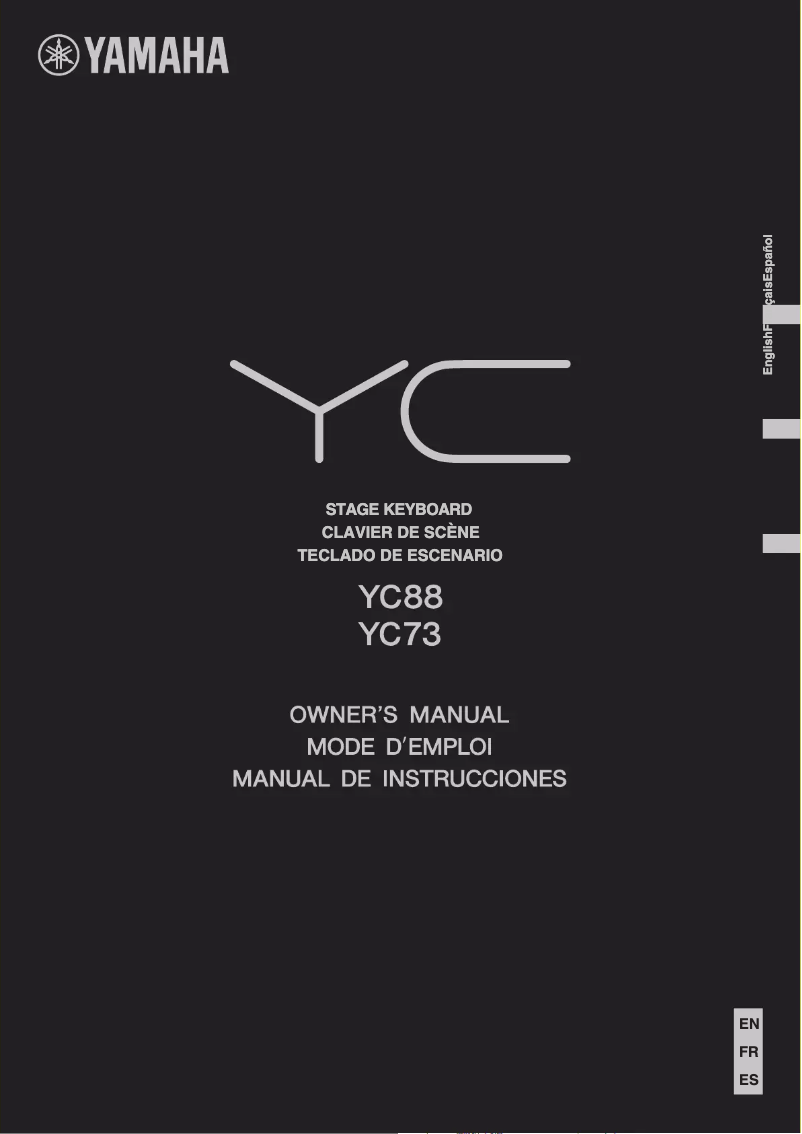 Image de la première page du manuel de l'appareil YC73