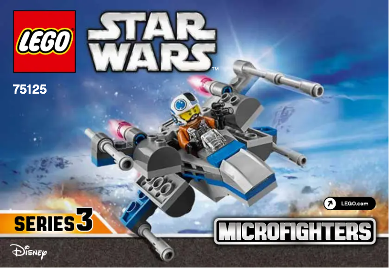 Page 1 de la notice Manuel utilisateur Lego Star Wars 75125