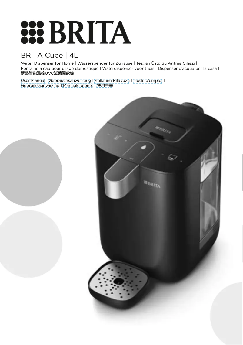 Page n°1 - Manuel utilisateur BRITA Cube