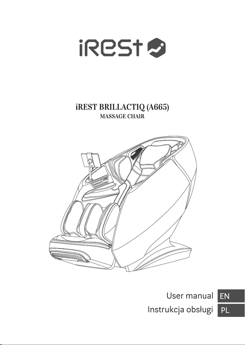 Page 1 de la notice Manuel utilisateur iRest Brillactiq