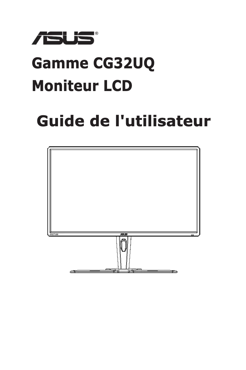 Page n°1 - Manuel utilisateur Asus CG32UQ
