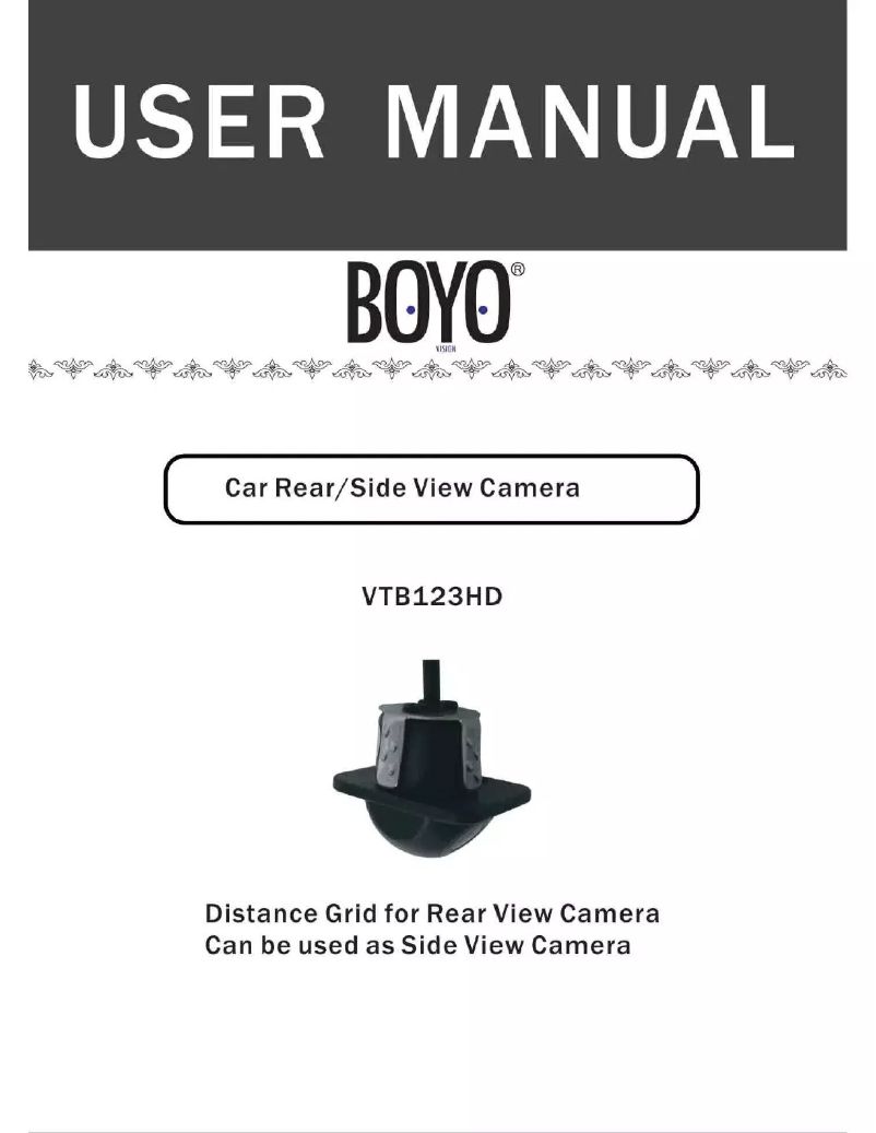 Page n°1 - Manuel utilisateur Boyo VTB123HD