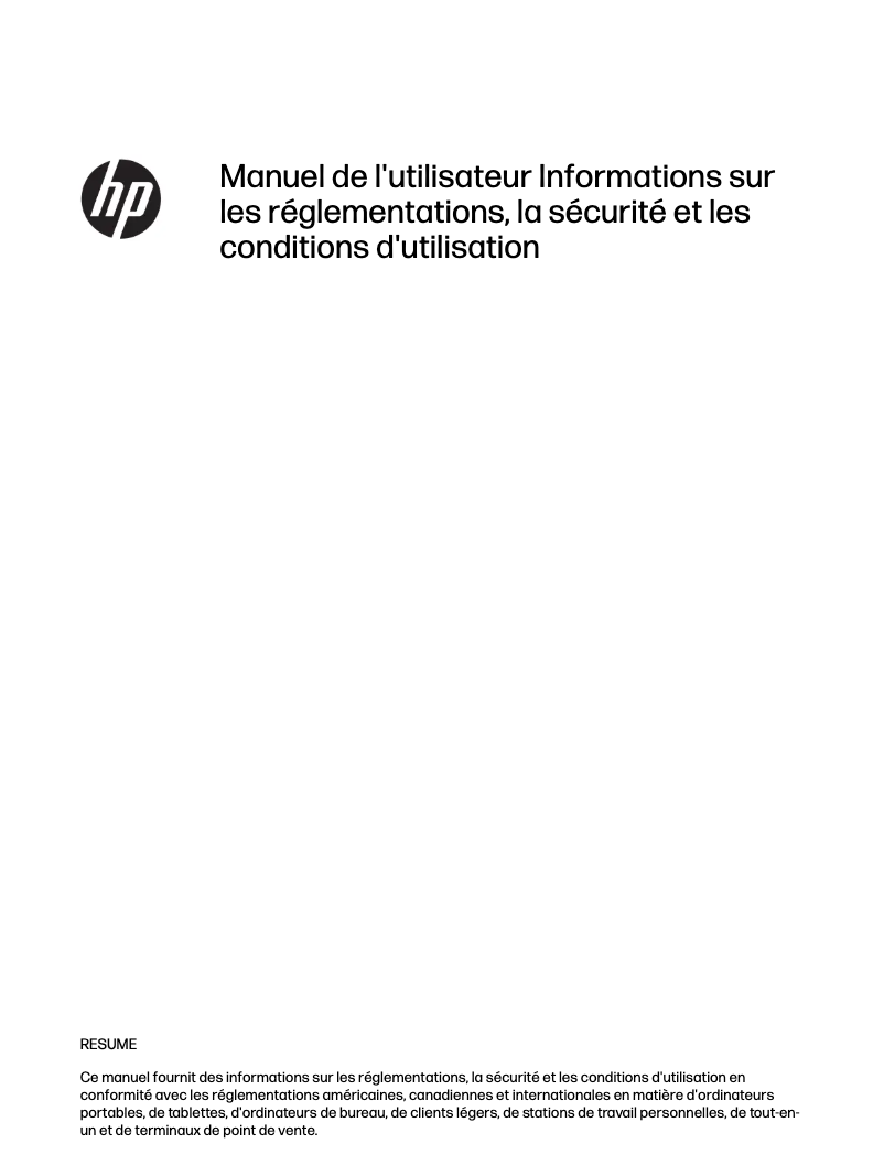 Página 1 del manual Manual de usuario HP Pavilion x360 310 G2