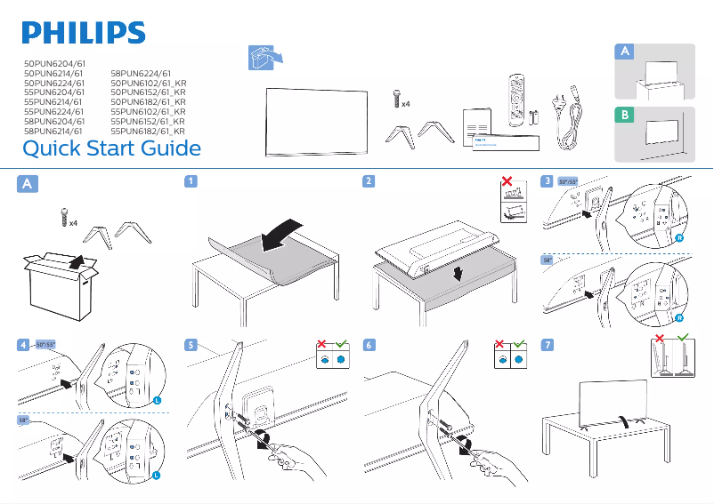Imagen de la primera página del manual del dispositivo 50PUN6214
