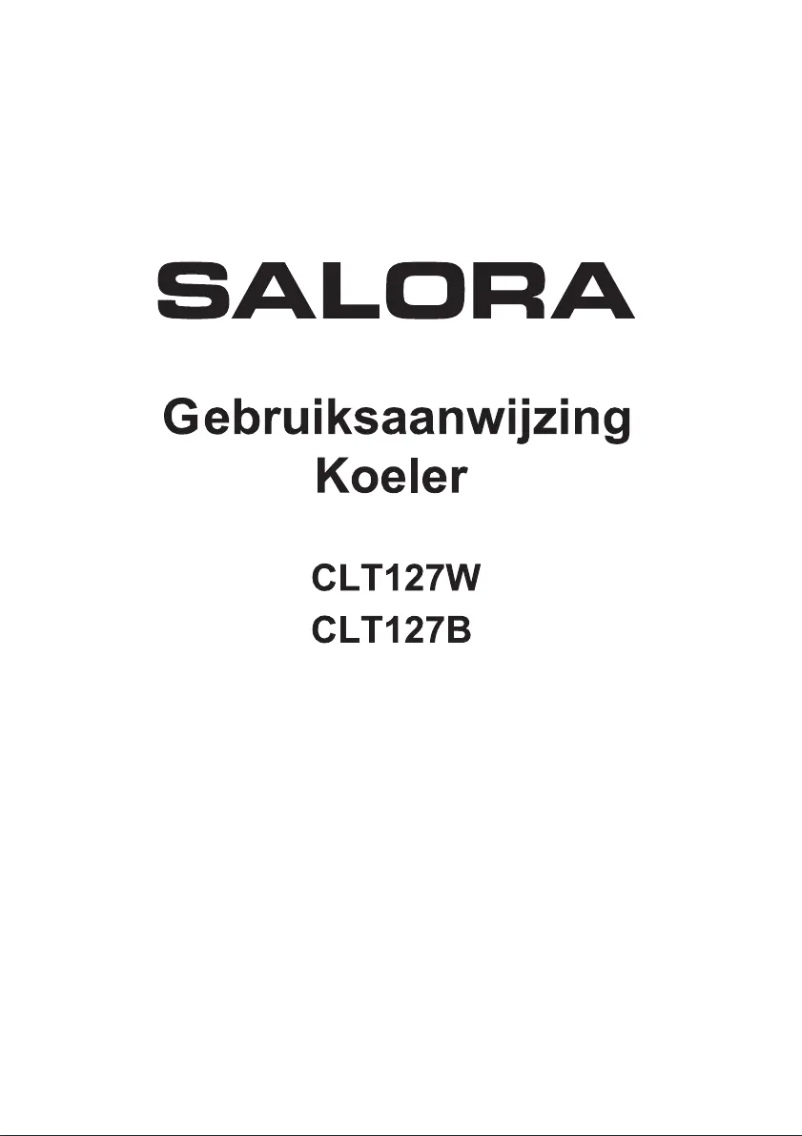 Page 1 de la notice Manuel utilisateur Salora CLT127B