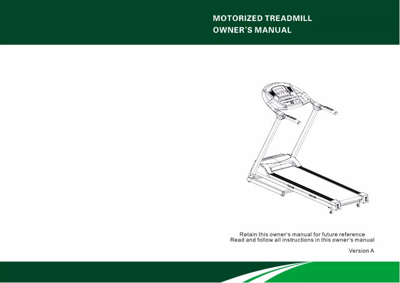 Page 1 de la notice Manuel utilisateur York Fitness T600 Plus