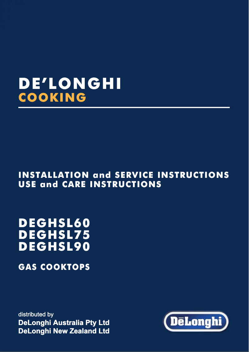 Image de la première page du manuel de l'appareil DEGHSL75