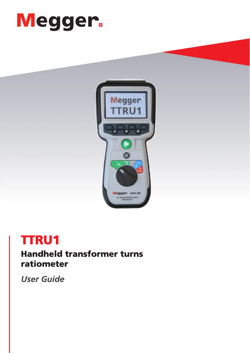 Image de la première page du manuel de l'appareil TTRU1