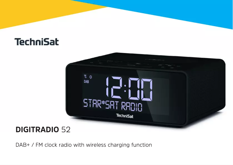 Page 1 de la notice Manuel utilisateur TechniSat Digitradio 52
