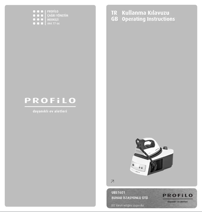 Page 1 de la notice Manuel utilisateur Profilo UBS1601