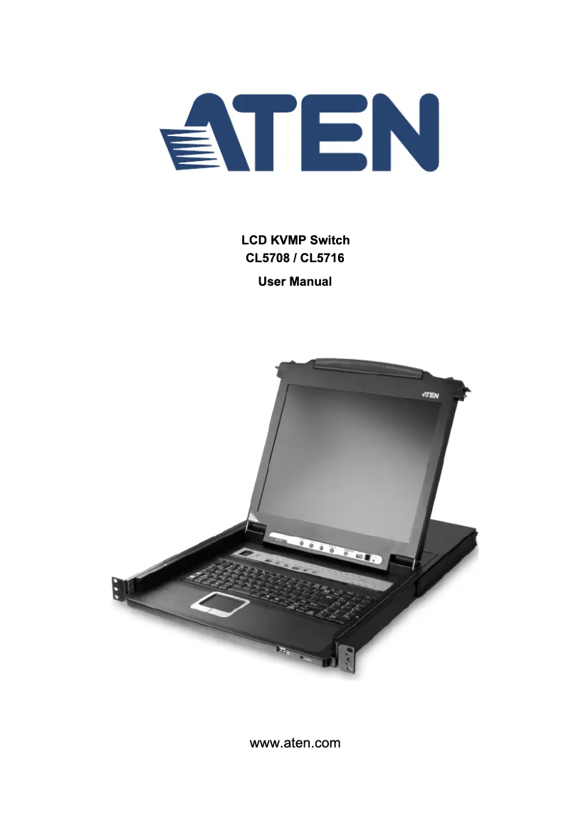 Page n°1 - Manuel utilisateur ATen CL5708N