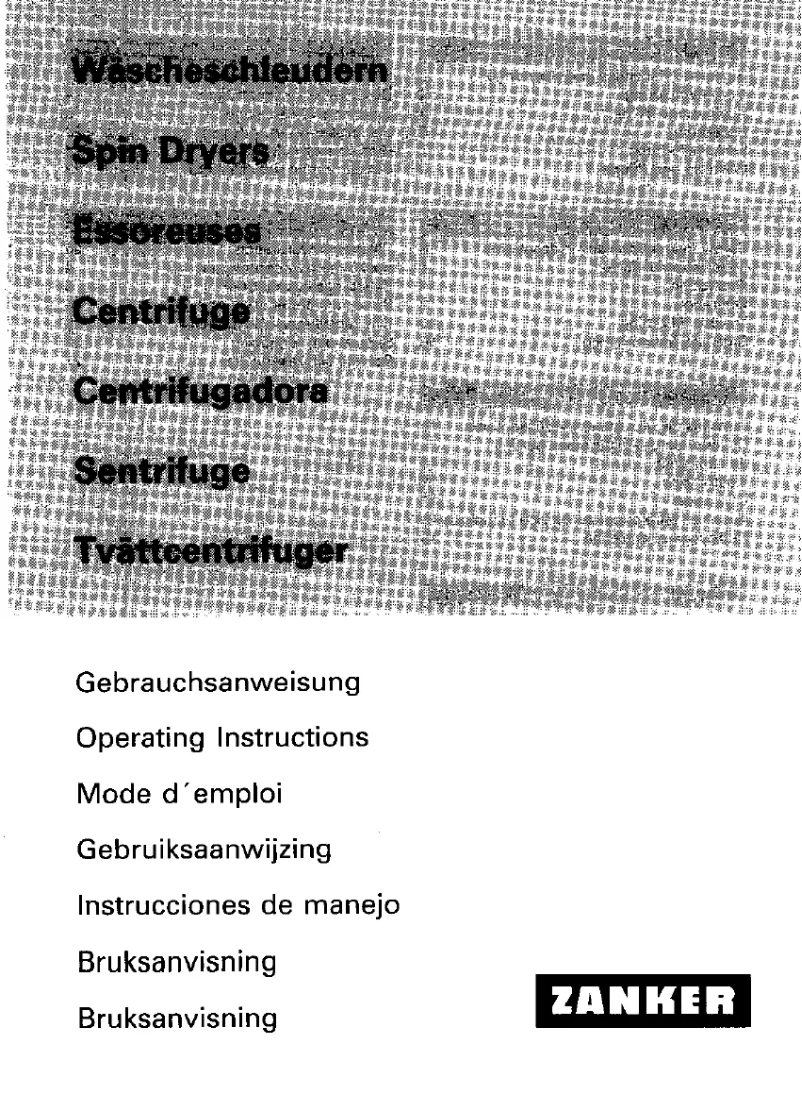 Image de la première page du manuel de l'appareil ZV 13 SWS