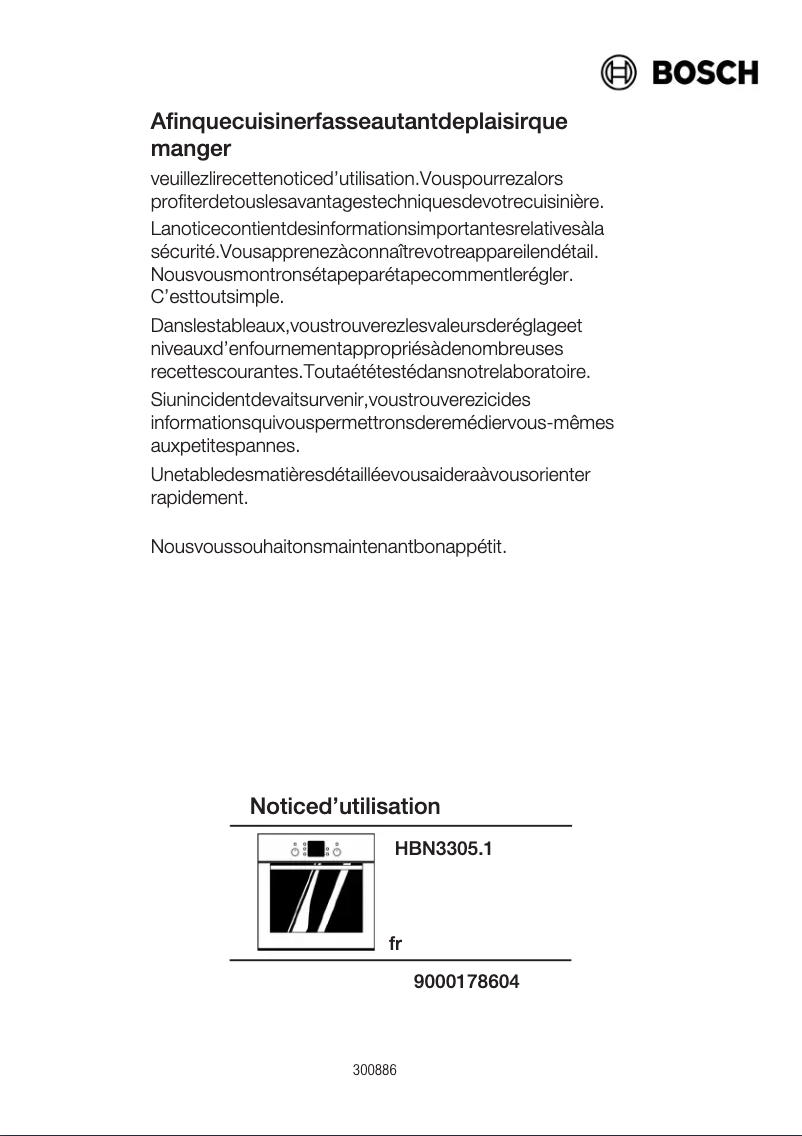 Image de la première page du manuel de l'appareil HBN330521