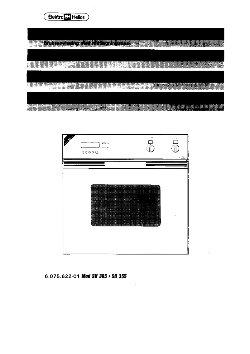 Image de la première page du manuel de l'appareil SU355