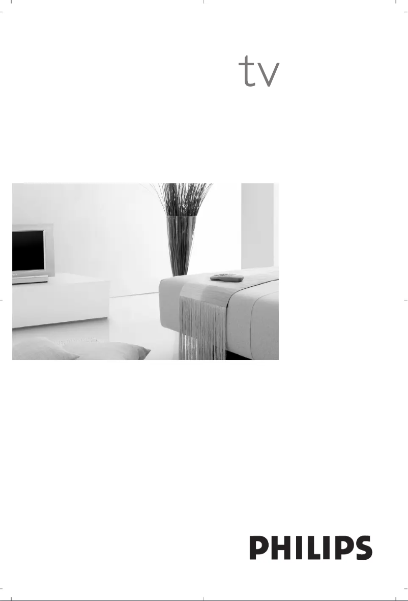 Page 1 de la notice Manuel utilisateur Philips 29PT5520