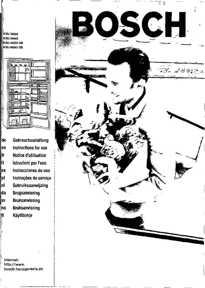 Page n°1 - Manuel utilisateur Bosch KSU30640