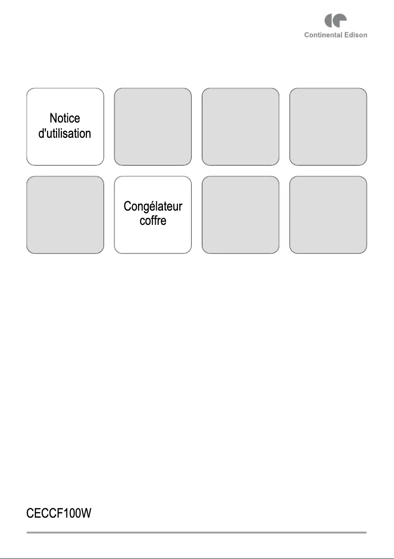 Imagen de la primera página del manual del dispositivo CECCF100W