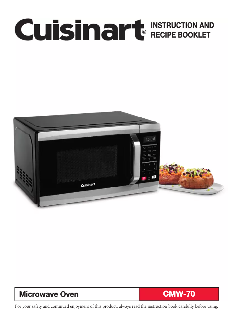 Image de la première page du manuel de l'appareil CMW-70