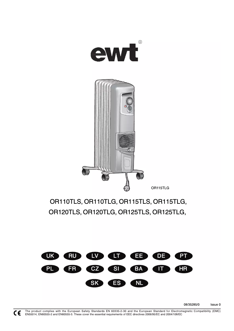 Página 1 del manual Manual de usuario EWT OR120TLS