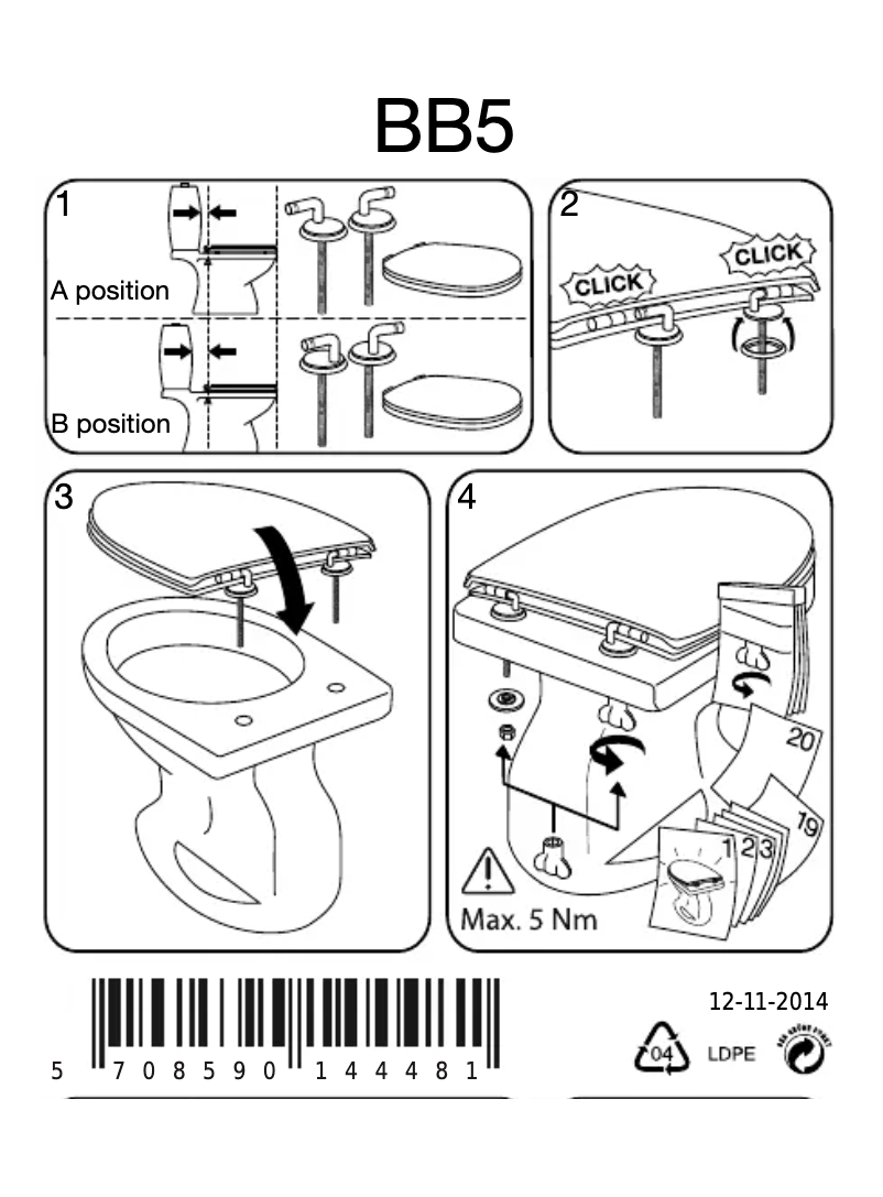 Page n°1 - Manuel utilisateur Pressalit Pinocchio