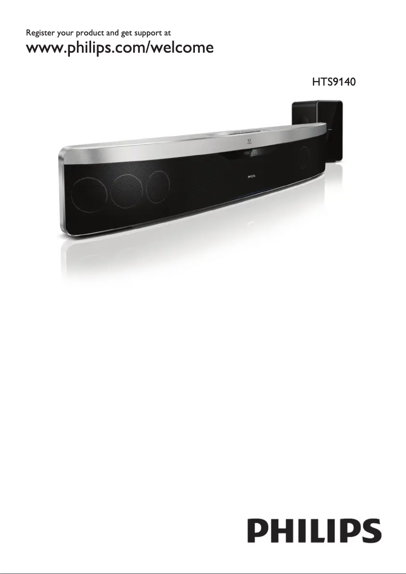Page n°1 - Manuel utilisateur Philips HTS9140