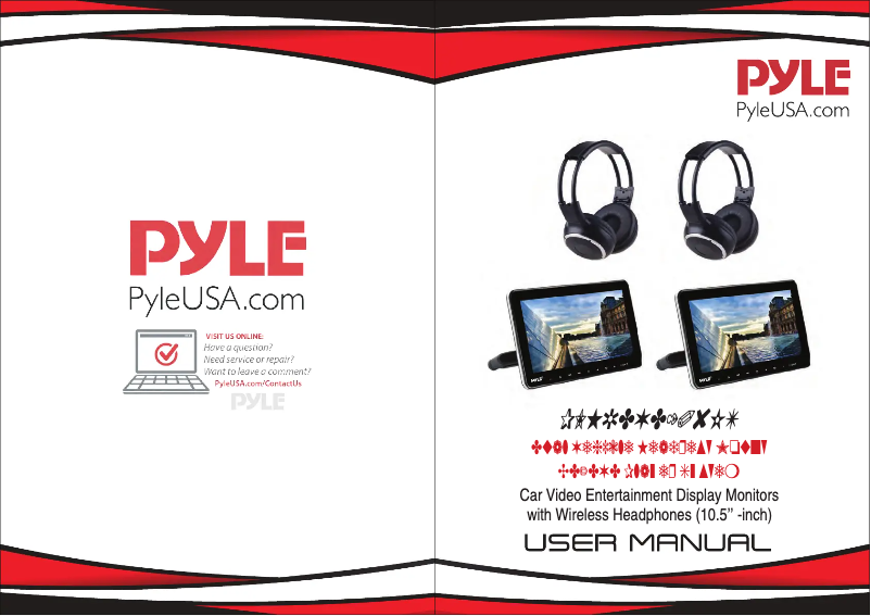 Page n°1 - Manuel utilisateur Pyle PLHRDVD108KT