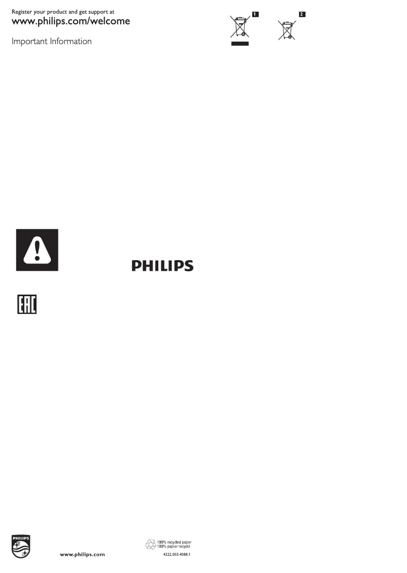 Page n°1 - Manuel utilisateur Philips Performer Active FC8654