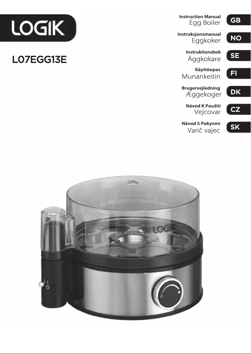 Page n°1 - Manuel utilisateur Logik L07EGG13E