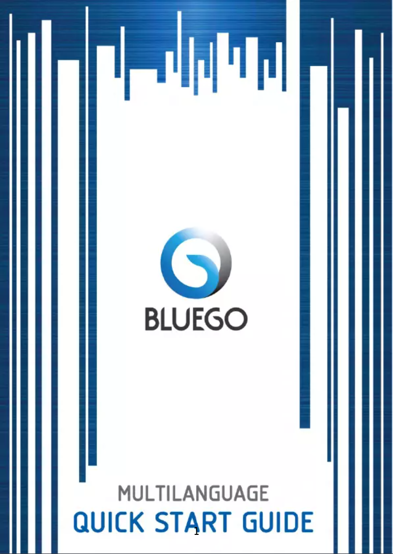 Page 1 de la notice Manuel utilisateur Bluego BG-G559T-W