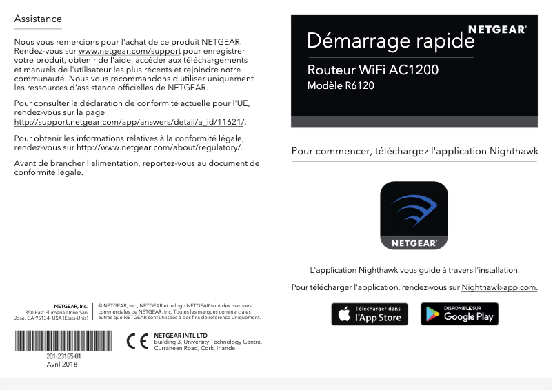 Image de la première page du manuel de l'appareil R6120