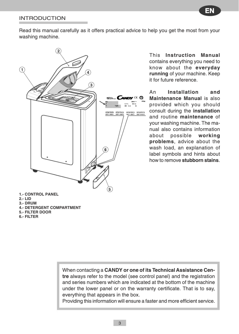 Image de la première page du manuel de l'appareil LB CTAS 85