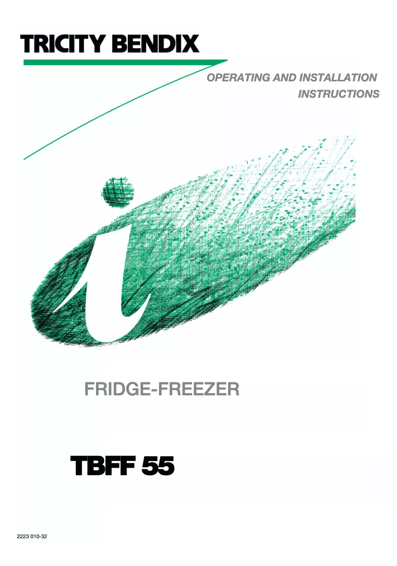 Image de la première page du manuel de l'appareil TBFF55