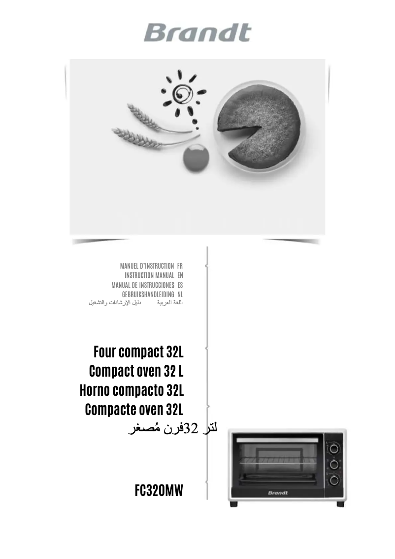 Page n°1 - Manuel utilisateur Brandt FC320MW