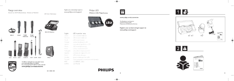 Page n°1 - Manuel utilisateur Philips Matchline LPL403MODX1