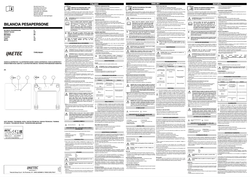 Page 1 de la notice Manuel utilisateur Imetec Monitoring ES9 300