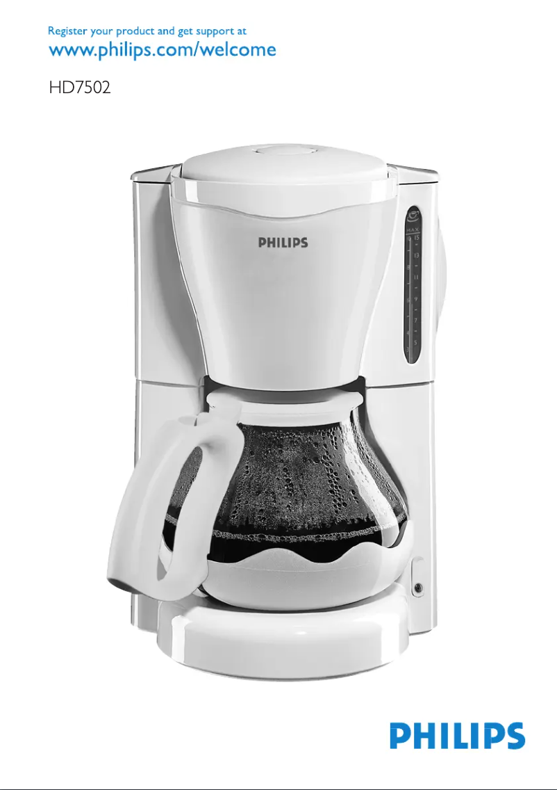 Image de la première page du manuel de l'appareil HD7954