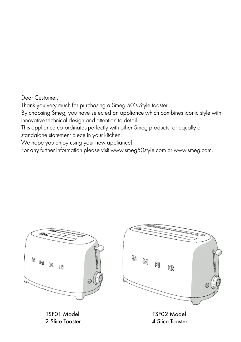 Page n°1 - Brochure Smeg TSF03