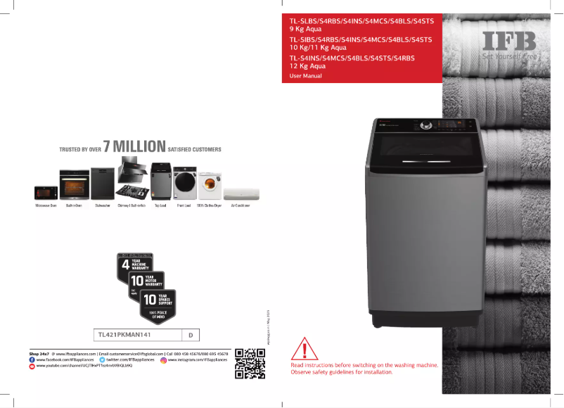 Image de la première page du manuel de l'appareil TL-S4BLS