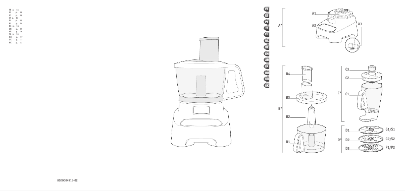 Image de la première page du manuel de l'appareil Double Force FP827