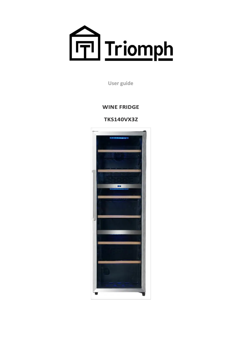 Page n°1 - Manuel utilisateur Triomph TKS140VX3Z