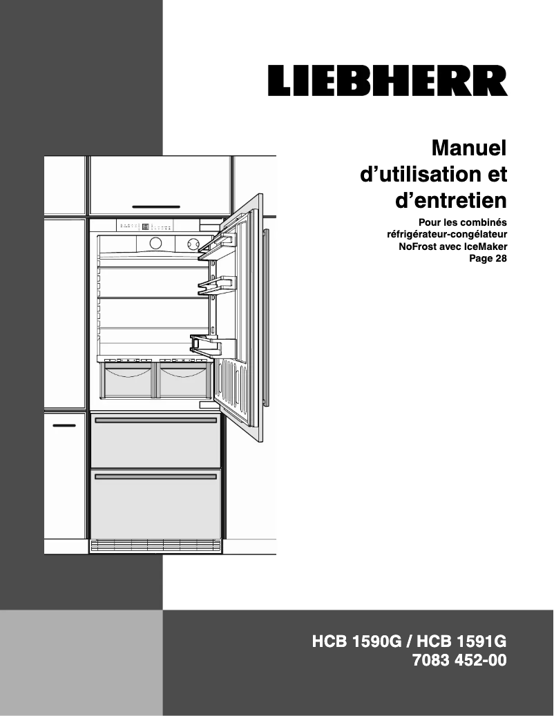 Page n°1 - Manuel utilisateur Liebherr ECBN 7870