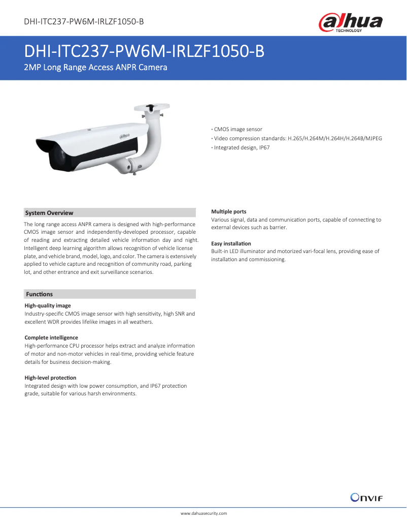 Image de la première page du manuel de l'appareil ITC237-PW6M-IRLZF1050-B