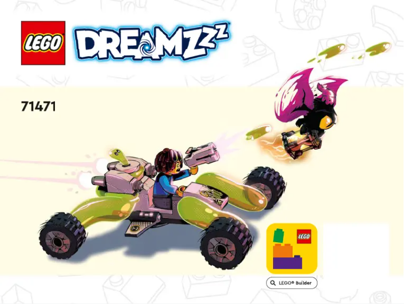 Page 1 de la notice Consignes visuelles Lego DREAMZzz 71471