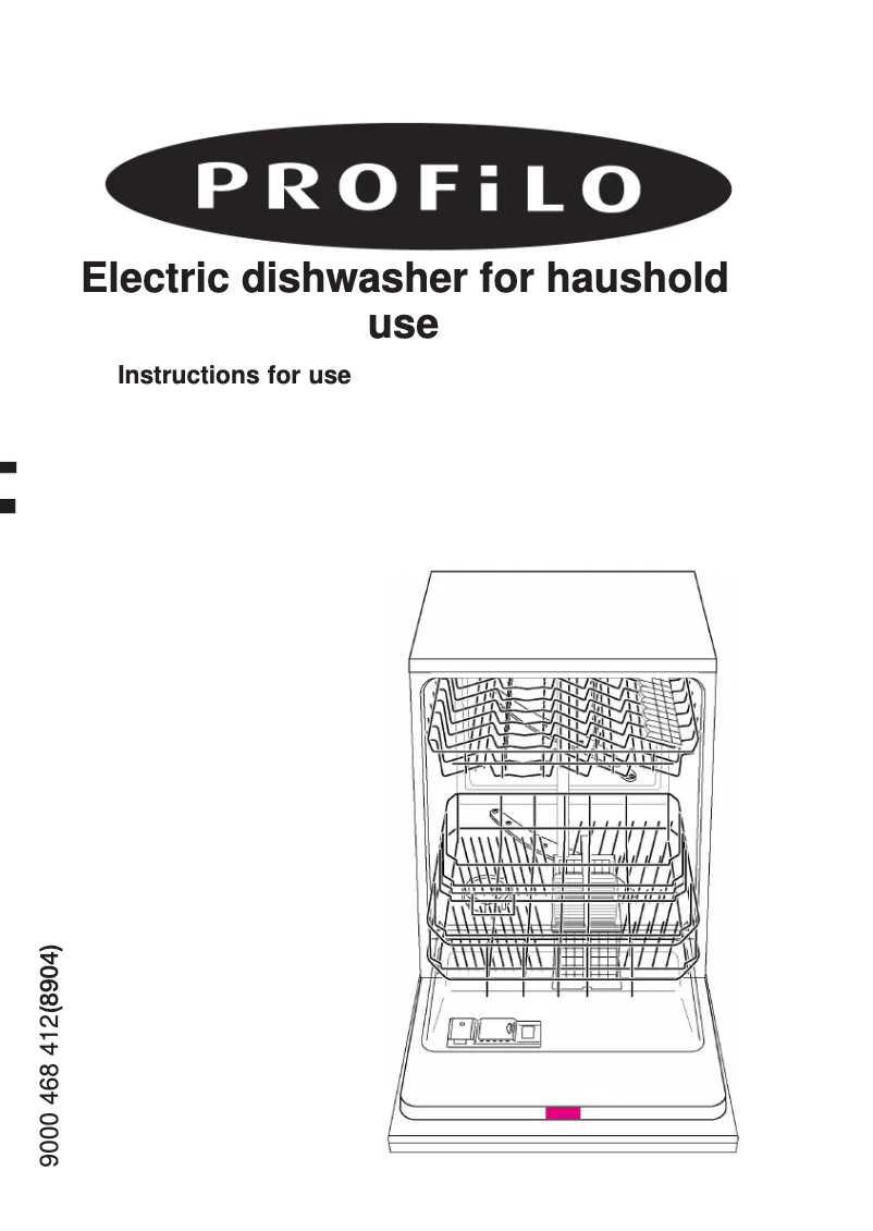 Page 1 of the manual User Manual Profilo BM2002E