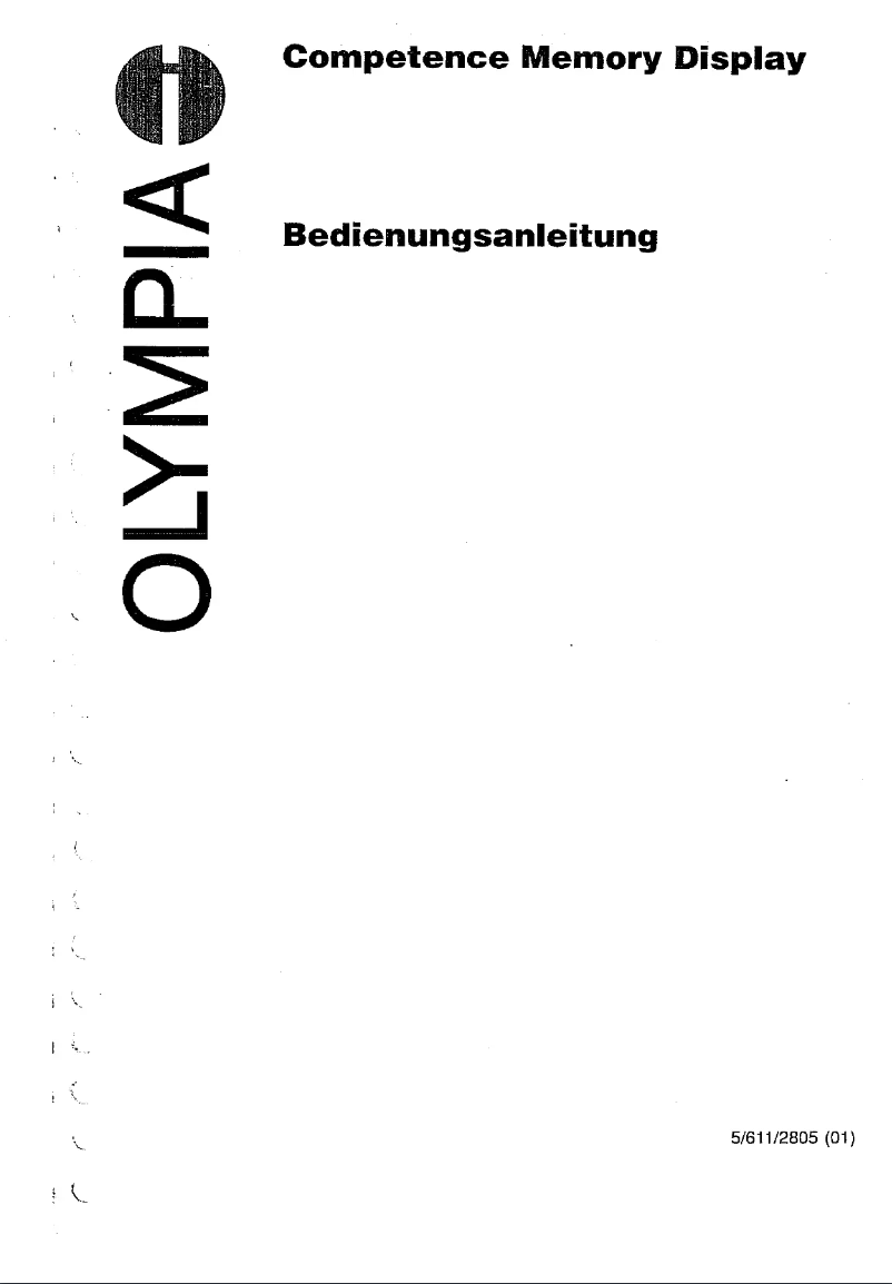 Image de la première page du manuel de l'appareil Competence MD