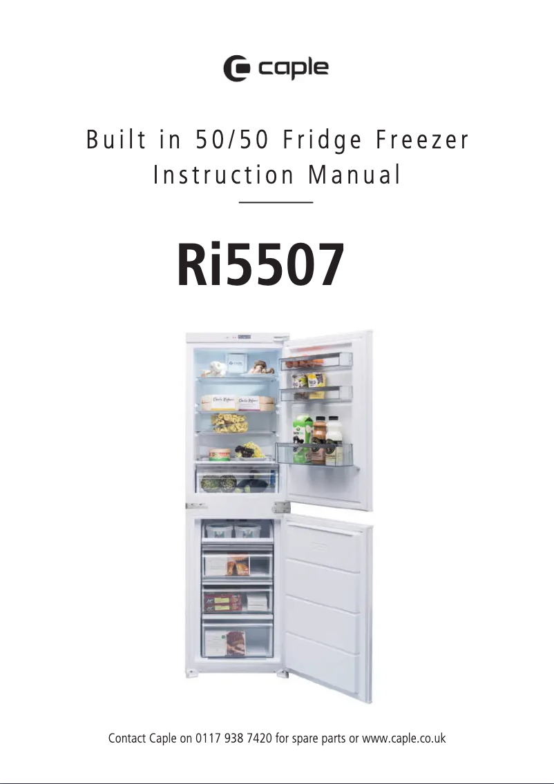 Image de la première page du manuel de l'appareil Ri5507