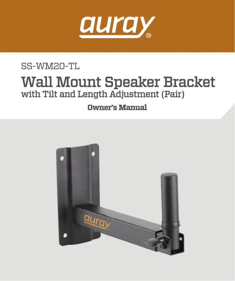Image de la première page du manuel de l'appareil SS-WM20-TL