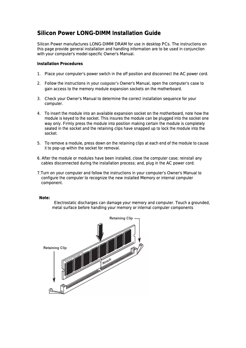 Página 1 del manual Manual de usuario Silicon Power XPOWER Turbine