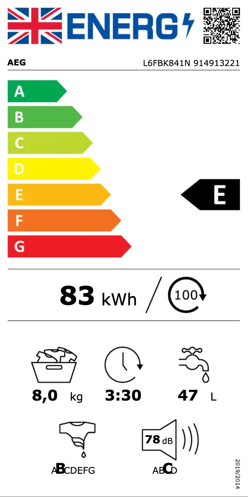 Image de la première page du manuel de l'appareil L6FBK841N