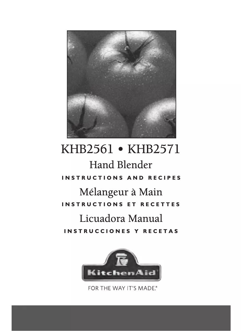 Página 1 del manual Manual de usuario KitchenAid KHB2571